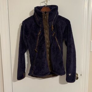 Kuhl Flight Jacket Women's Purple with Brown Accents